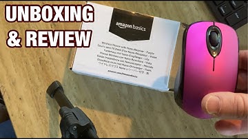 Amazon Basics Wireless Computer Mouse with USB Nano Receiver