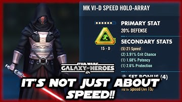 SWGOH Mods - Speed Is Important!  But It