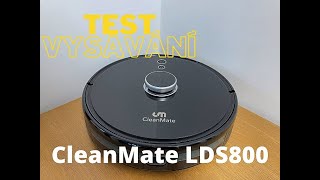 CleanMate LDS800 - test vysávání