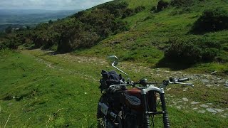 Royal Enfield 500 Greenlaner out with friends 1 A long, bumpy climb with lots of gates!