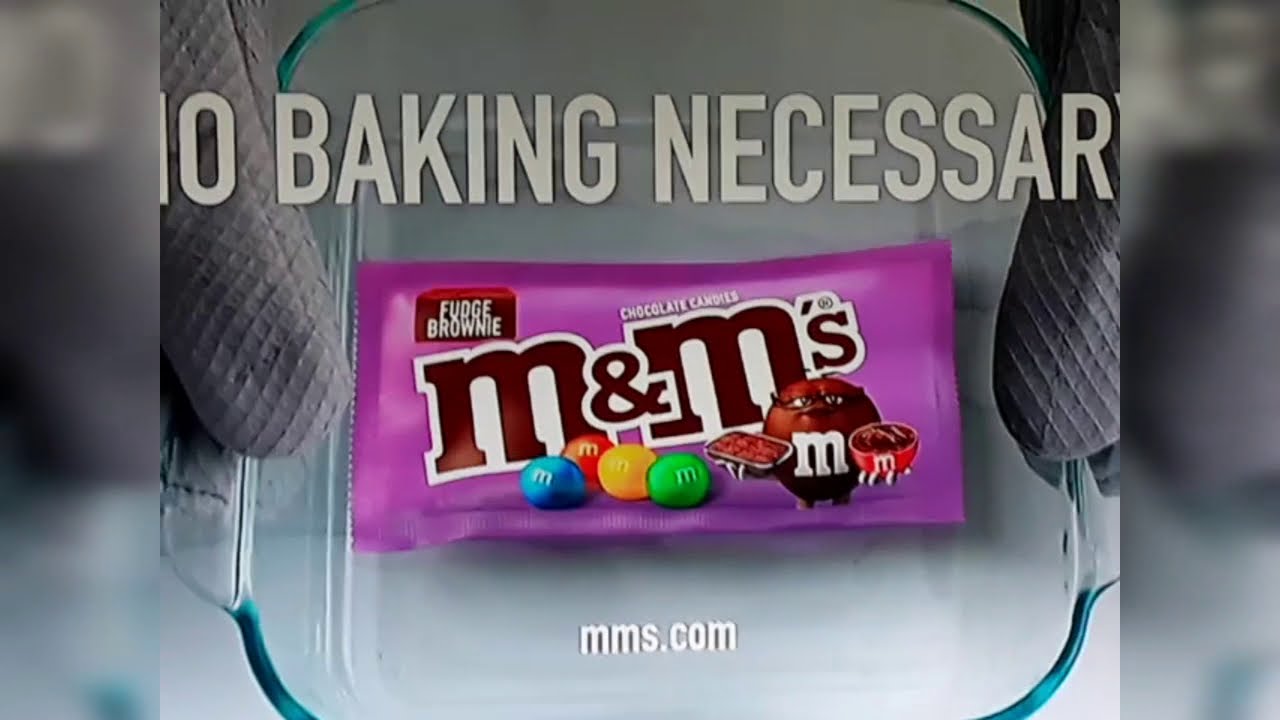 m&ms fudge brownie commercial (2020) YouTube