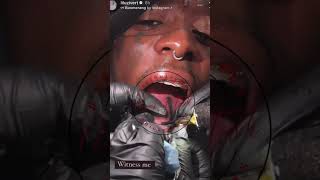 Lil Uzi Vert Gets Tongue Tattoo! #liluzivert #tattoo #rockstar