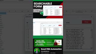 Excel Data Entry Form That Filters Instantly #excel #vba #tutorial