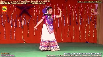 Arna Bhatt Dance on Song Maa Saraswati Shaarde Digitally Mastered By Raj Saxena