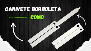 Diy Cómo Hacer Un Cuchillo Mariposa Con Papel.