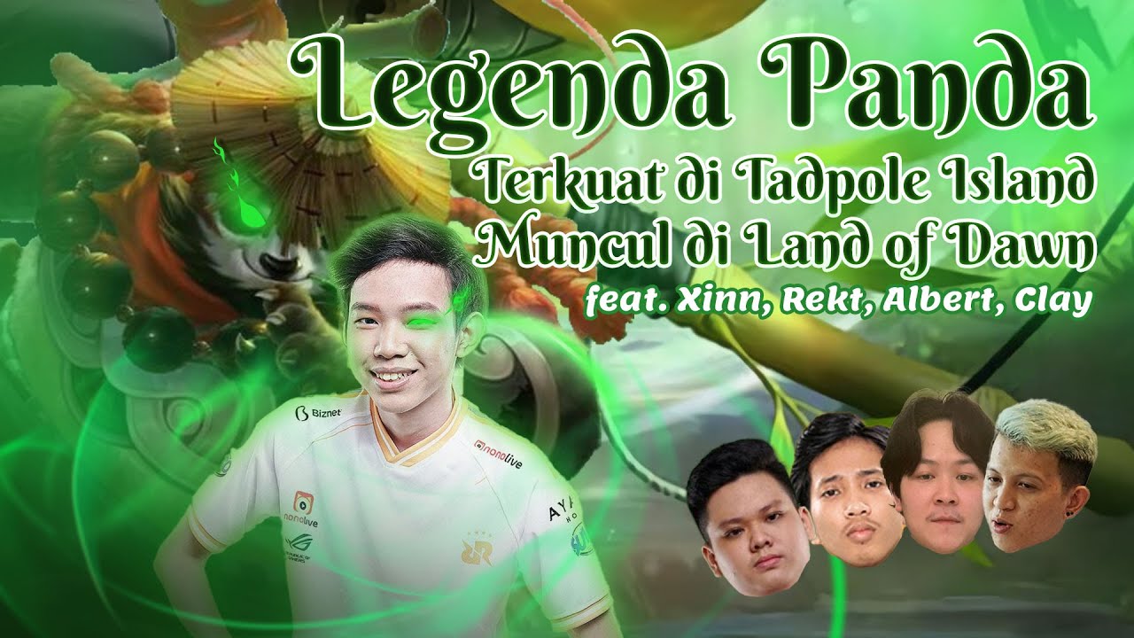 LEGEND IS BACK! LEGENDA PANDA TERKUAT DI TADPOLE ISLAND FEAT XINNN, REKT, ALBERT, CLAY