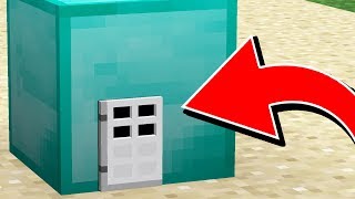 HOW TO LIVE INSIDE A DIAMOND BLOCK IN MINECRAFT!
