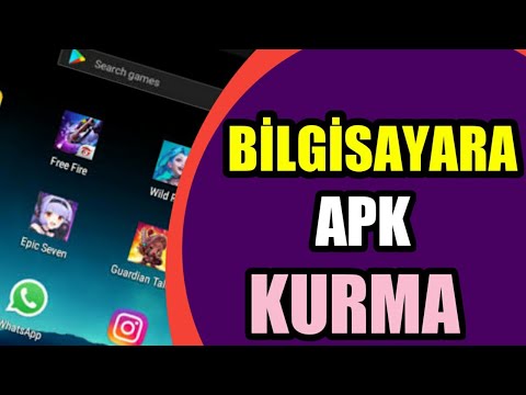 BİLGİSAYARA APK DOSYA KURMA/  Bilgisayara Apk Oyun Kurma/ WİNDOWS APK DOSYASI AÇMA-WİNDOWS APK KURMA