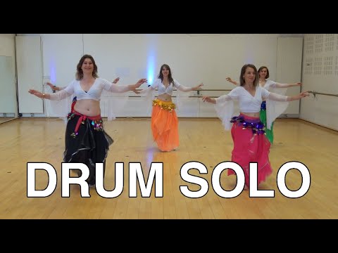 Lylia Bourbia - Drum solo | Cours de danse orientale Bordeaux