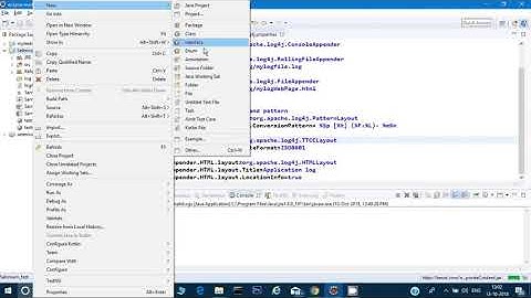 Create Logs in Selenium using Log4j