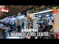 4k  most popular singapore maxwell food centre shinewalkingtour