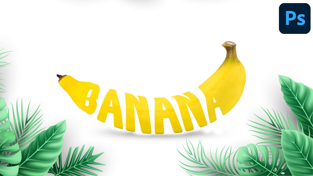 Text manipulation in photoshop banana
