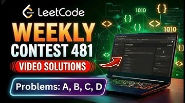 Leetcode Weekly Contest 481 | Video Solutions - A to D | Codehurdle