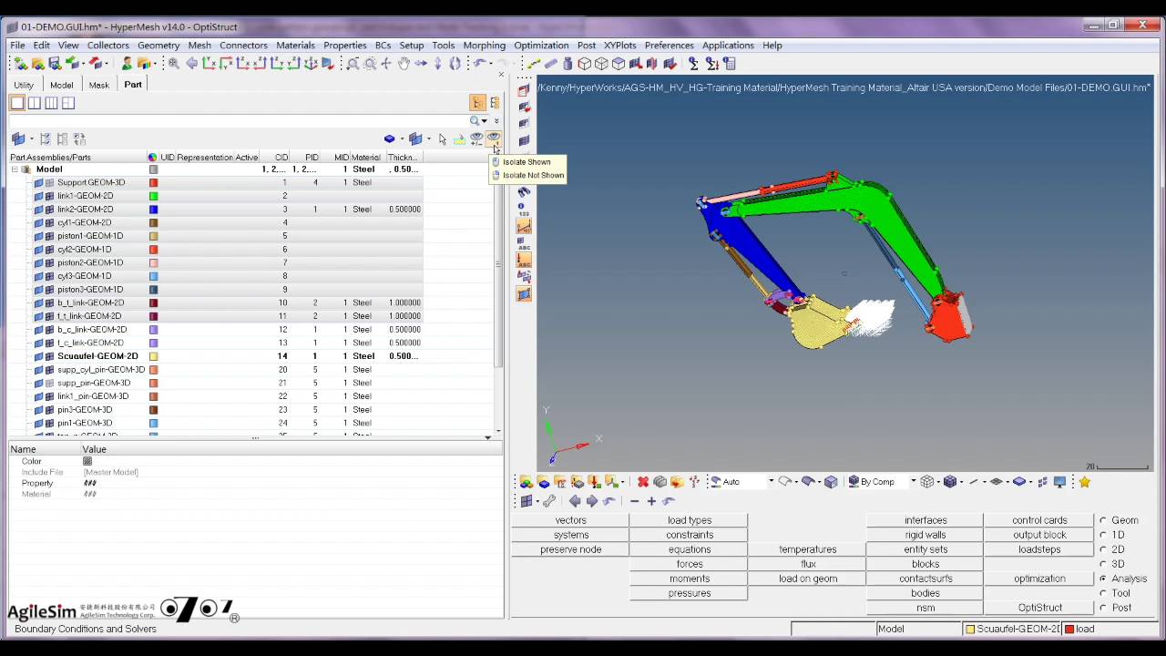 HyperMesh 指令與操作 Display Controls and Browser Modes | 安捷新科技 - YouTube