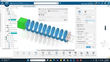 Video 7 Motion Design Dynamic Mass Spring Damper System 3DEXPERIENCE R2025x Nader G Zamani