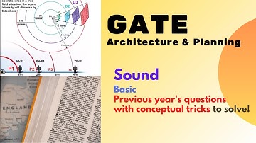 GATE - Architecture and Planning - Sound