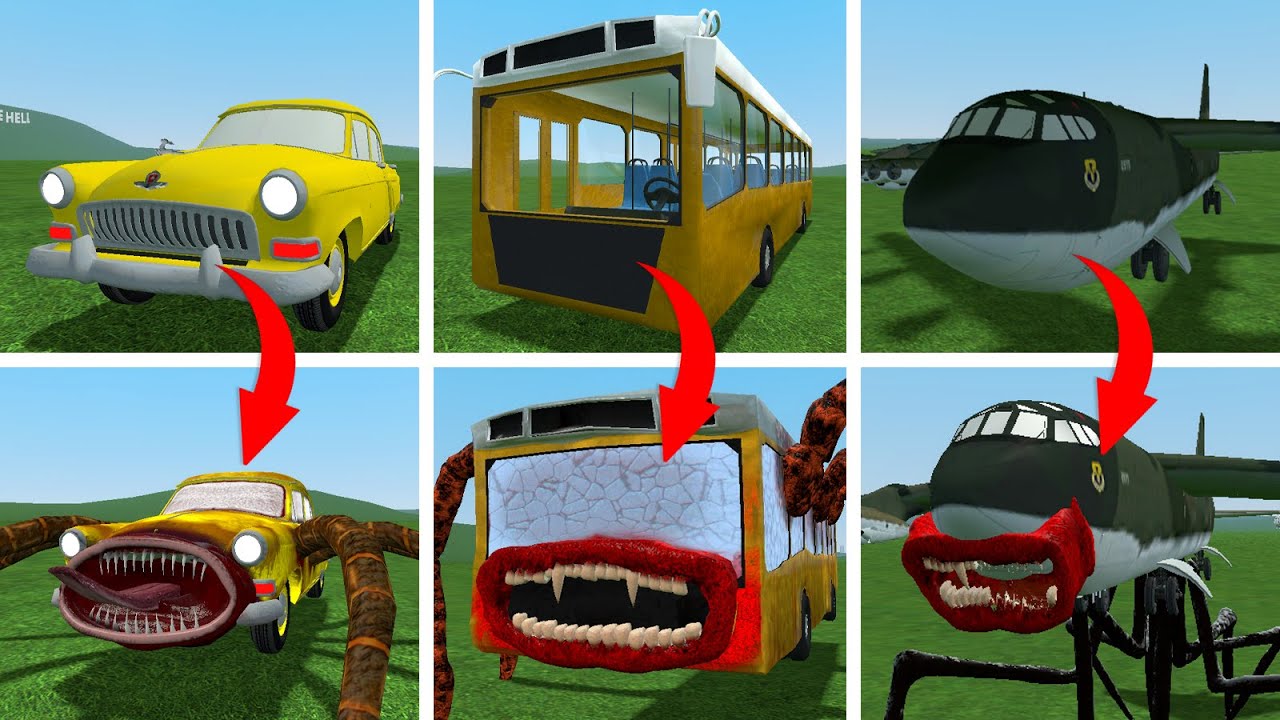 Всё превращается в пожирателей машин: пожиратель машин, пожиратель автобусов, пожиратель самолёто...