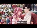 【SPEED PAINT】Christmas Day.【 關於愛的0.1%】（OC） （繪圖過程）