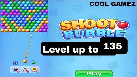Bubble Shooter Gameplay | Shoot Bubble Game New Level up to 135 Android Online Cool Gamez