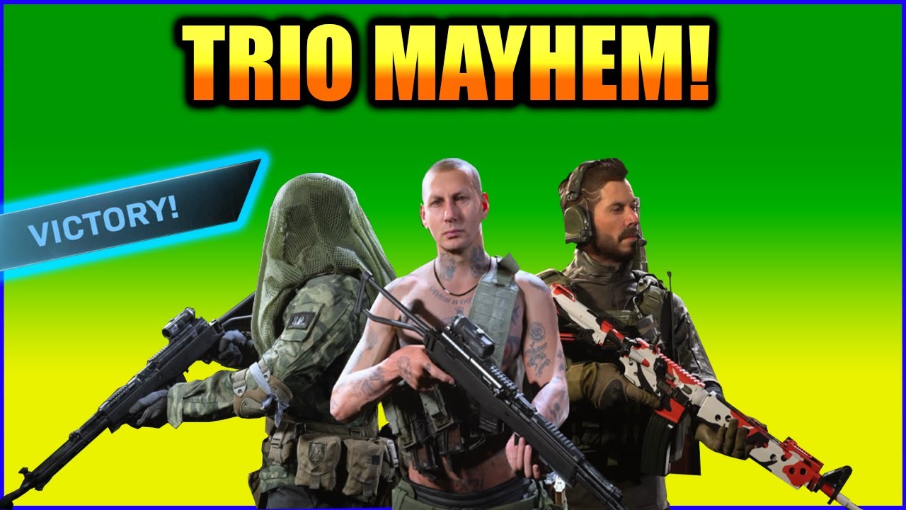 Cod Trio Warzone Trio Mayhem! - Call Of Duty Warzone - YouTube