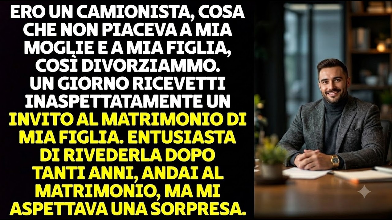 Mio genero mi ha appena rivelato il motivo per cui mia figlia mi ha invitato al suo matrimonio dopo ventun anni di silenzio. Pensavo di essere stato dimenticato, un padre fallito che aveva perso...