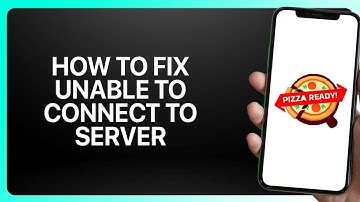 How To Fix Unable To Connect To Server In Pizza Ready!2025 Tutorial