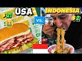 Indonesian food is way better than usa fast food i cant believe it 