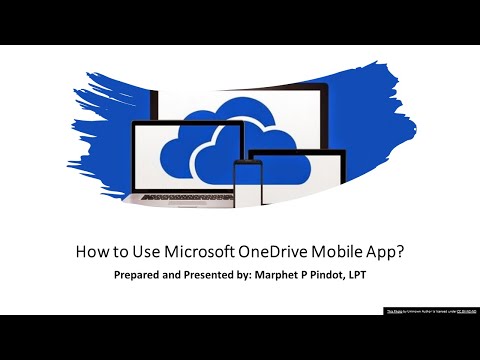 How To Use Microsoft OneDrive Mobile Application