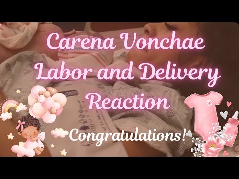 Carena and Flow Finally Welcome their baby Girl 😍🥰 #reaction #CarenaVonchae #BadAssFlow