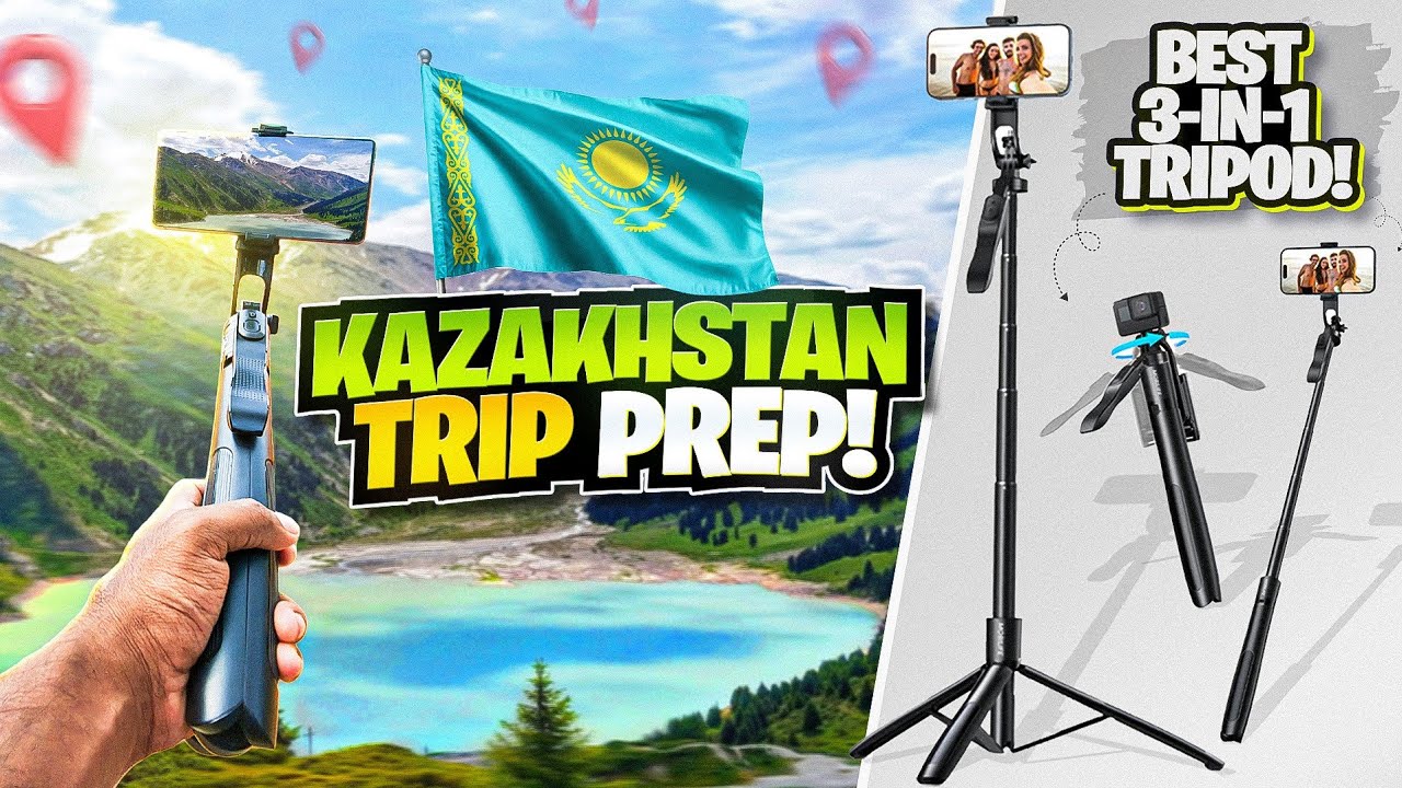 My Kazakhstan Budget Setup! 🎒 இந்த 3-in-1 Tripod Worth-ஆ? 🛂