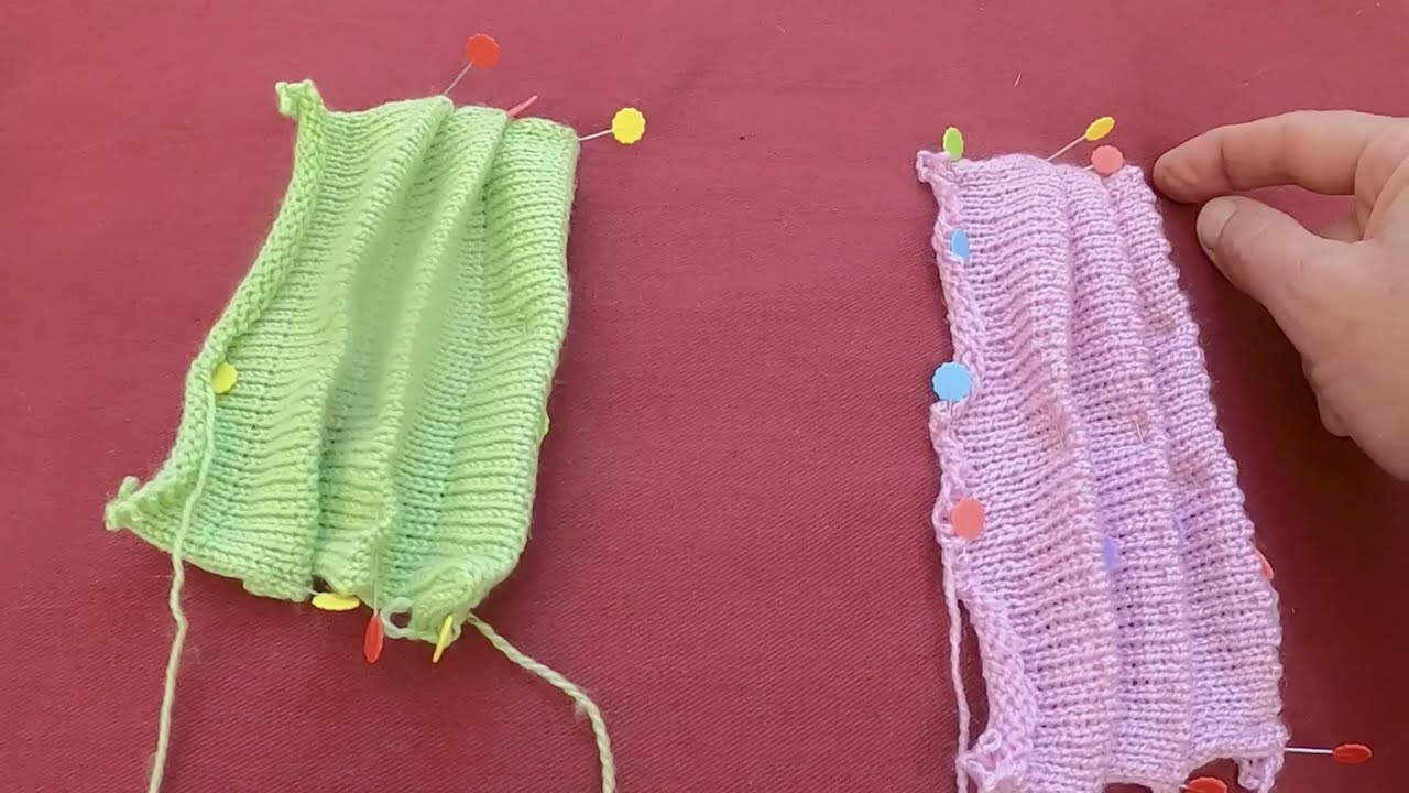 3 tipos de marcação para saia pregueada na máquina de tricô