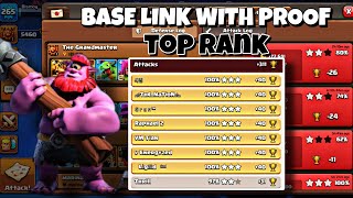 Base Link 🔥 Thrower Strategy 🔴 Legend 1 League Live Attacks 🔥 explain 