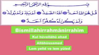 İHLAS SURESİ
