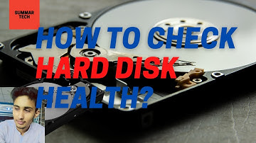 How To  Check Hard Disk Health for window 7-8-10