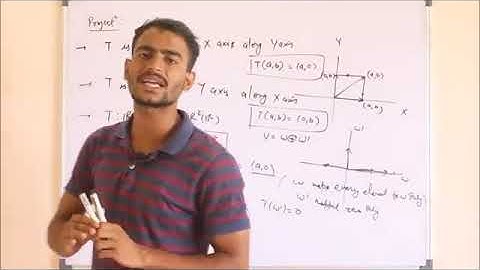 Linear Algebra 🔥 🔥 Projection, Reflection, Rotation  ll Lecture -19 ll #linearalgebra #projection