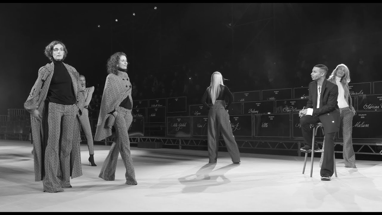 Balmain SS21, Olivier Rousteing reinterprets the house 75 years of legacy