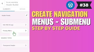 Details How To Create & Manage Navigation Menus in WordPress - Beginners Guide Update