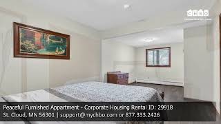 Peaceful Furnished Appartment - Corporate Housing Rental ID: 29918