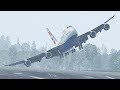 Landing A Boeing 747 In A Hurricane in X-Plane 11