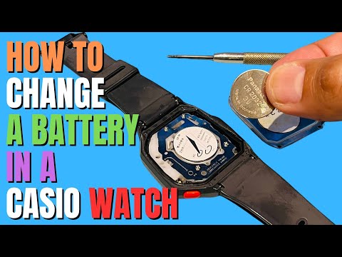 B2801 Casio illumination watch needs‎ batteries vintage Casio A168 Illuminator Watch Battery Replacement - DIY - YouTube main image 3