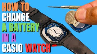 How To Change A Battery In A Casio Watch. Step By Step Guide Inc Tips And Tricks