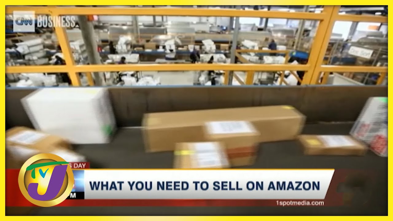 Barrington McIntosh on TVJ Business Day — selling on Amazon from Jamaica