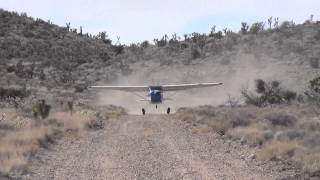 Cessna 170B Departing Dirt Strip