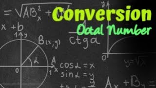 Converting Binary Number to Octal Number  - Tagalog