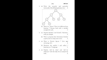 MMT - 001  DECEMBER 2020 QUESTION PAPER 
