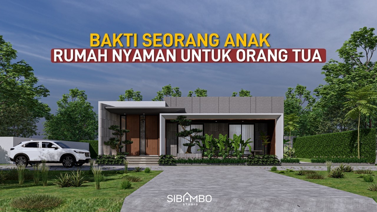 OMAH PAWON | Desain Rumah Sederhana 1 Lantai 3 kamar tidur di Lahan 356 m2