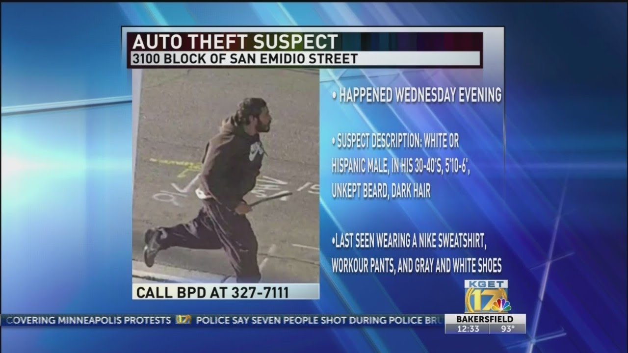 BPD looking for man wanted in auto theft - YouTube
