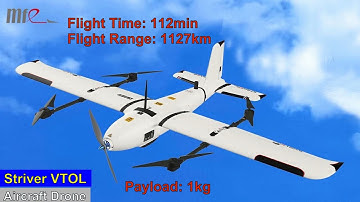Striver VTOL GPS Long Time Brushless Aircraft-Drone – Open Box to Flight !