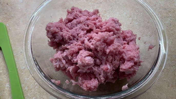 Meat Mincing - Braun Multiquick hand blender minces meat 