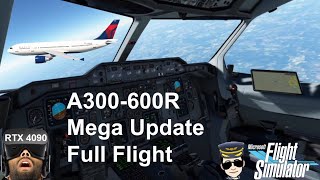 A300-600R v1.1 Full Flight in VR | Microsoft Flight Simulator | Atlanta to Orlando